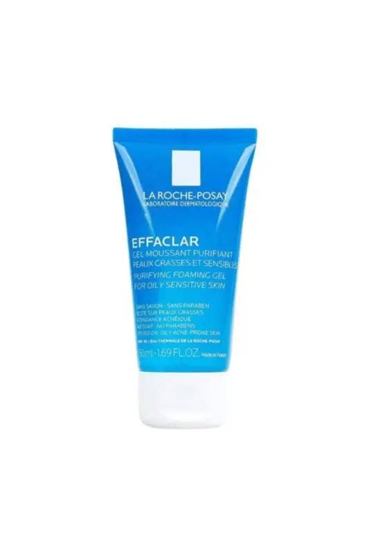 Effaclar Gel Purifying Foaming Gel Cleanser for Oily Acne-Prone Skin 50ml - LA ROCHE POSAY