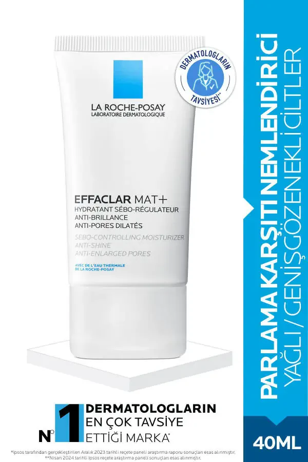 Effaclar Mat Yağlı ve Geniş Gözenekli Ciltler için Parlama Karşıtı Nemlendirici Krem 40 ml - 10