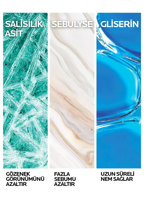 Effaclar Mat Yağlı ve Geniş Gözenekli Ciltler için Parlama Karşıtı Nemlendirici Krem 40 ml - 8