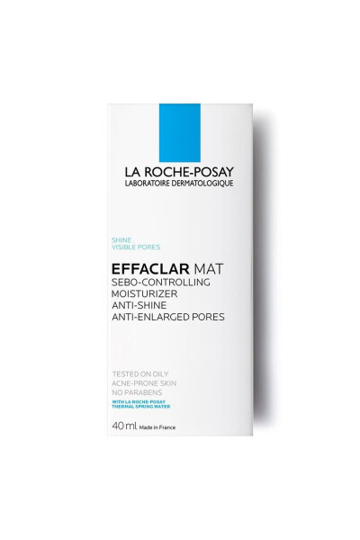 Effaclar Mat Sebum-Regulating Anti-Shine Care Cream for Oily and Acne-Prone Skin 40ml - 19