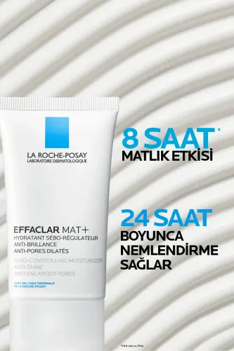 Effaclar Mat Yog' va Husnbuzarli Teri Uchun Parlashga Qarshi Parvarish Kremi 40ml - 3
