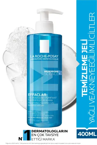 Effaclar Purifying Foaming Gel Cleanser for Oily, Acne-Prone Skin 400ML - 1