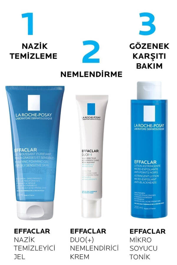 Effaclar Yağlı Ciltler için Pürüzsüzleştiren Bakım Rutini Seti 20191122005 - 10