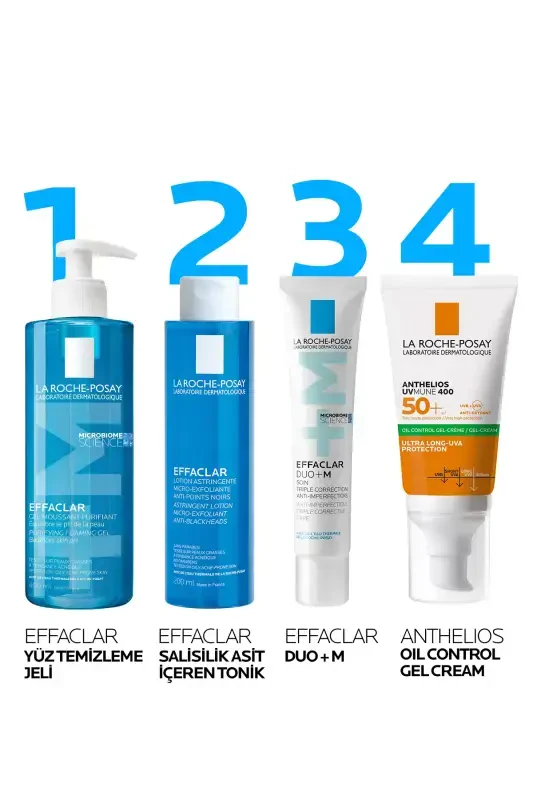 Effaclar Yog'li, Akne/Sivilcega Moyil Ciltlar Uchun Yuz Yuvish Geli 400ML - 2