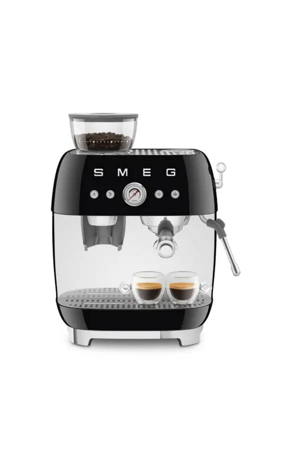 Egf03bleu Black Grinder Espresso Coffee Machine - 8