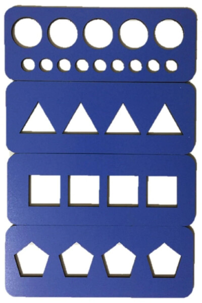 Eğitici Ahşap Çizgi Çalışmaları El Kası Geliştiren Ahşap Evli Ve Araba Çocuk Oyuncak Montessori - 12