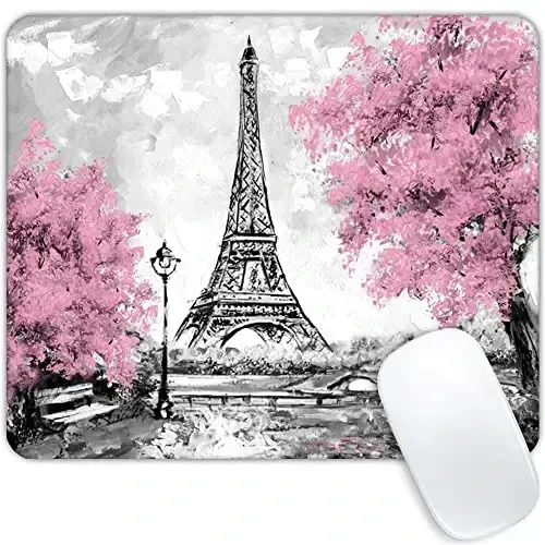 Eiffel Tower Mouse pad Customized Mousepad Non-Slip Rubber Base Mouse Pads for Computers Laptop Office Desk Accessories Mouse pad - 1