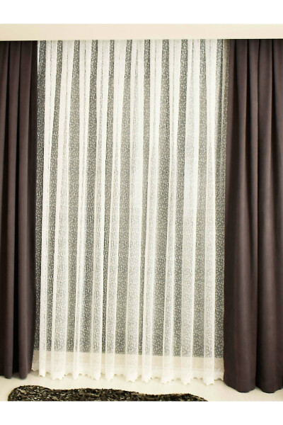 Eko 8020 Patterned Voile Curtain (no pleats) - 5