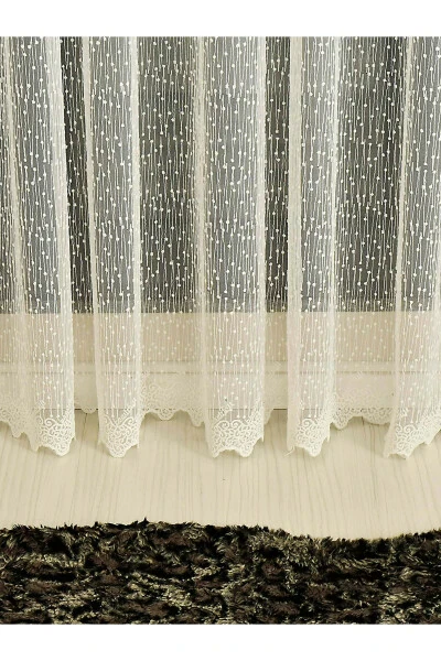 Eko 8020 Patterned Voile Curtain (no pleats) - CORTIBO