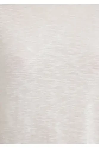 Экрю Basic Tişört Regular Fit / Normal Kesim 16130 - 7