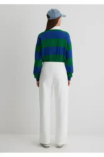 Экрю Брюки 1011062-70057-Экрю - 4