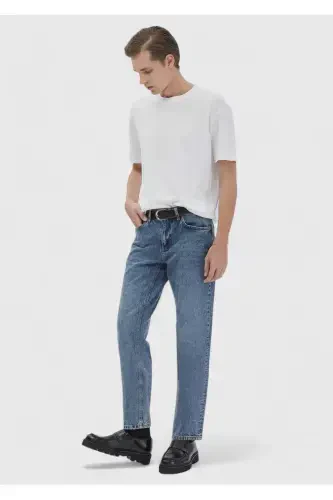 Ekru Bisiklet Yaka Düz Örgü Triko-Ekru - RAMSEY (1)