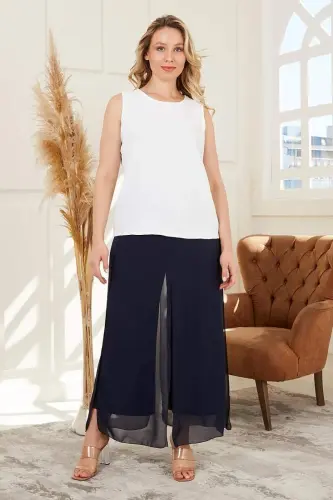 Ekru Büyük Beden Atlet - 5