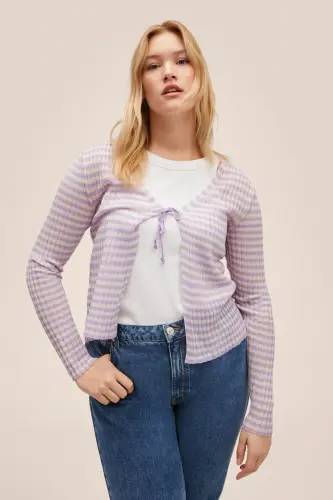 Ekru Kadın Hırka 27025805-Ecru - 3