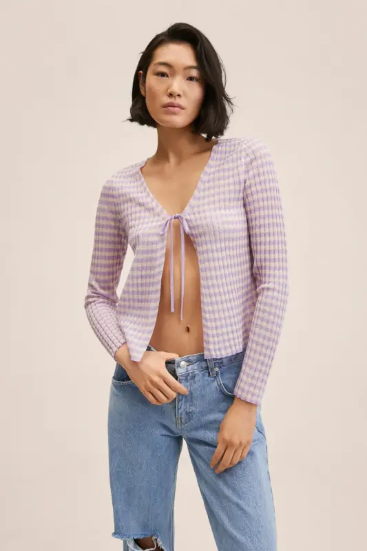 Ekru Kadın Hırka 27025805-Ecru - 7