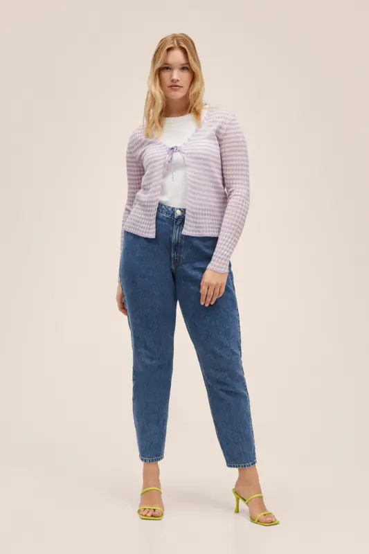 Ekru Kadın Hırka 27025805 - Ecru - MANGO WOMAN