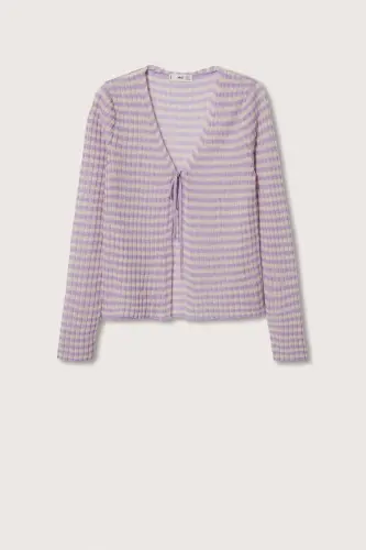 Ekru Kadın Hırka 27025805-Ecru - 8