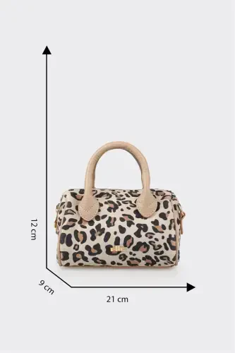 Ekru Kadın Küçük El Çantası - 5