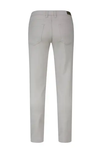 Ekru Rahat Kesim 5 Cep Kanvas Pantolon - Ekru - 6