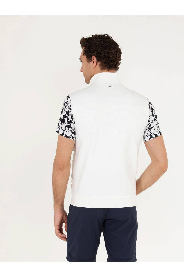 Ekru İnce Kapitone Mont Yelek 50266444-VR019 - 5