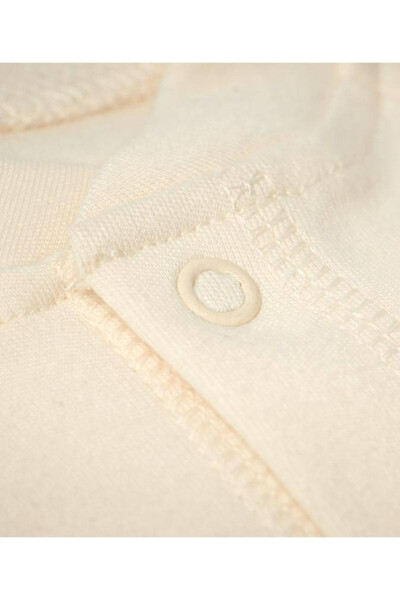 Ekruli Uzun Kollu T-shirt - DOASHOP (1)