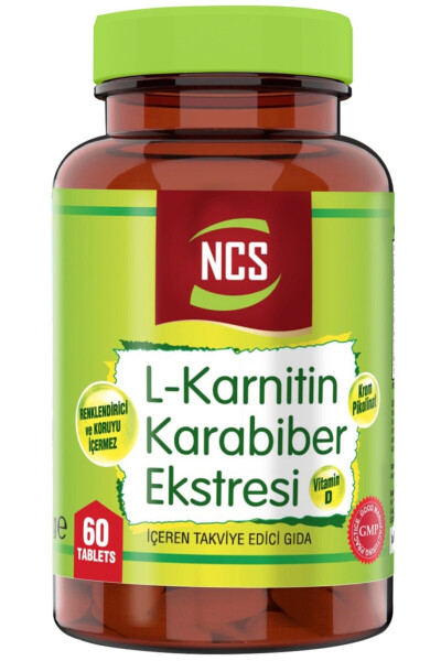Экстракт черного перца L-карнитин 60 таблеток - NCS