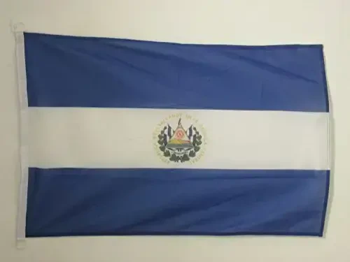 El Salvador dengiz bayrog'i 18'' x 12'' - Salvador bayroqlari 30 x 45 sm. - Qayiq uchun banner 12x18 dyuym - AZ FLAG - AZ FLAG (1)