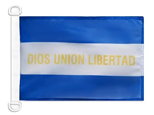 El Salvador Civil Ensign NAUTICAL Flag 18'' x 12'' - Salavadorian merchant flags 30 x 45 cm. - Banner 12x18 in for boat - AZ FLAG - 5