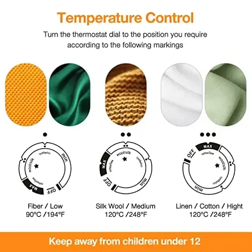 Mini Iron for Crafts Quilting, Travel Iron Household Iron Easy Iron Supplies Mini Electric Iron, Mini Heat Press Machine Sewing Sachine (Pink) - 7