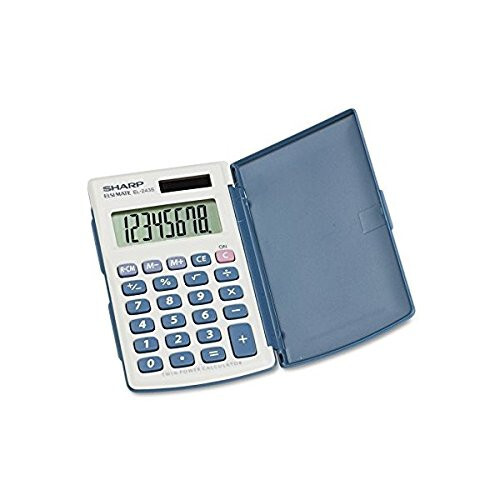 EL243SB Sharp EL243SB Handheld Calculator - 8 Digit(s) - LCD - Battery/Solar Powered - 2.5