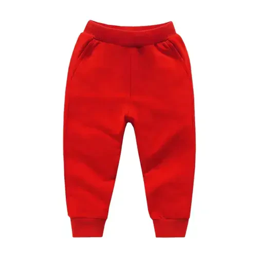 Elainilye Fashion Toddler Baby Sweatsuit Boys Girls Candy Color Leggings Casual Kids Hoodies Pants Tracksuit Sports Set,Red- - 3