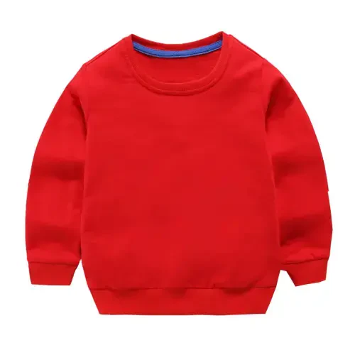 Elainilye Fashion Toddler Baby Sweatsuit Boys Girls Candy Color Leggings Casual Kids Hoodies Pants Tracksuit Sports Set,Red- - 4