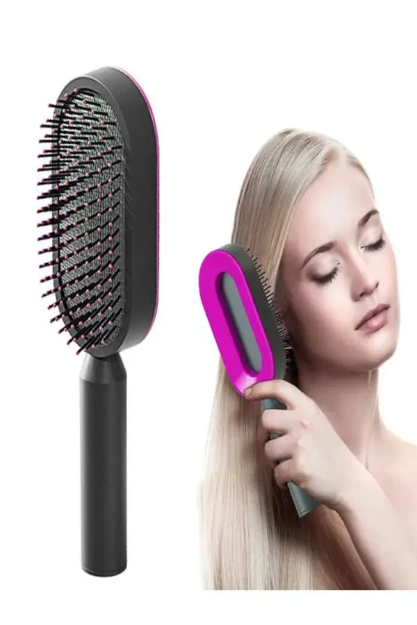 Elastic Airbag Massage Comb Easy to Use Wet Dry Hair Easy to Clean Hair Brush - 1