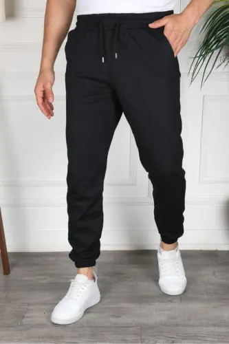Elastic bottom sweatpants-elasticblack 