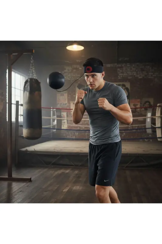 Elastic Boxing Head Ball Black - 4