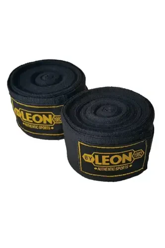 Elastic Boxing, Kick Boxing And Muay Thai Bandage Special Weave Elastic Bandage (Double) 3.5 Meters-BLACK - 2