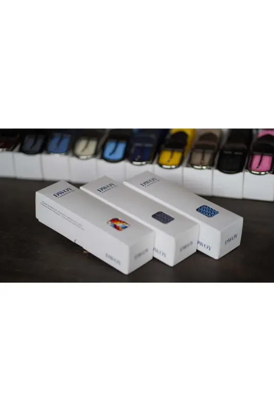Elastic Navy Knit Belt - 5