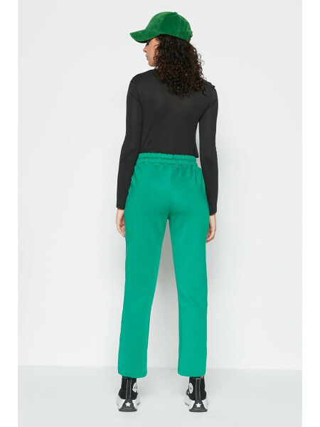 Elastic Waist and Cuff Jogger Pants 810 Green - 9