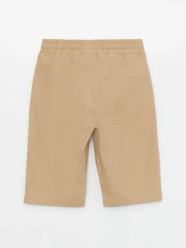 Elastic Waist Basic Boy's Roller-Beige - 2