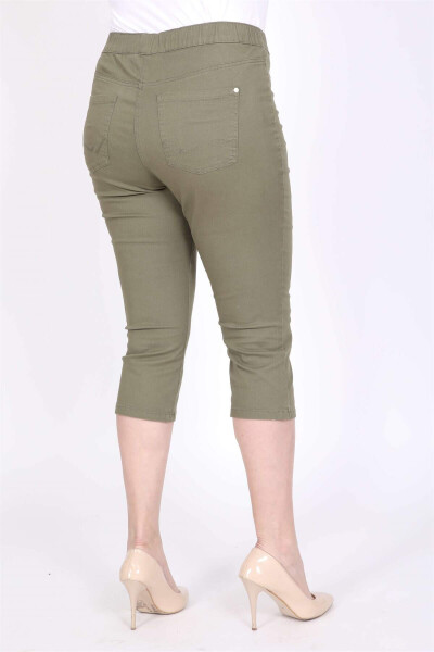 Elastic Waist Capri Pants - 6