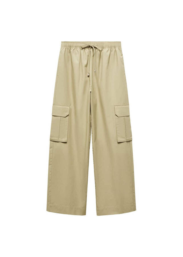 Elastic waist cargo pants - 7