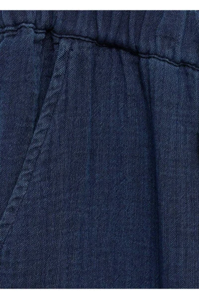 Elastic waist cotton pants - 5