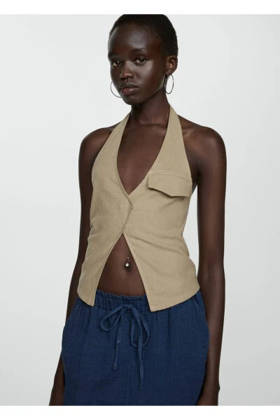 Elastic waist cotton pants - 6