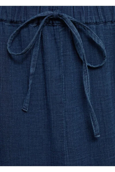 Elastic waist cotton pants - 7