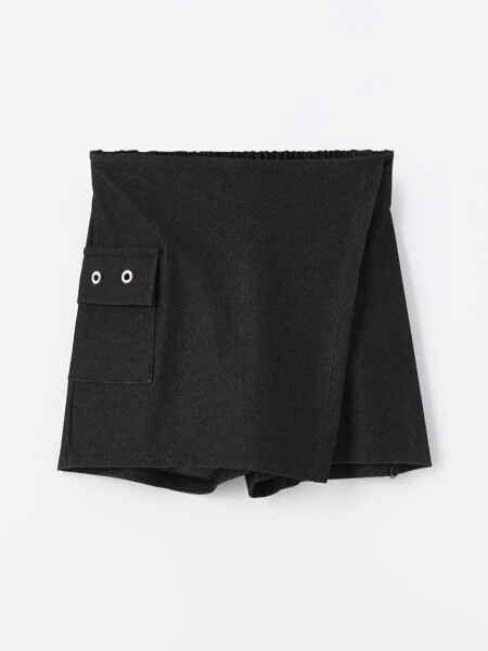 Elastic Waist Girls Shorts Skirt - 3