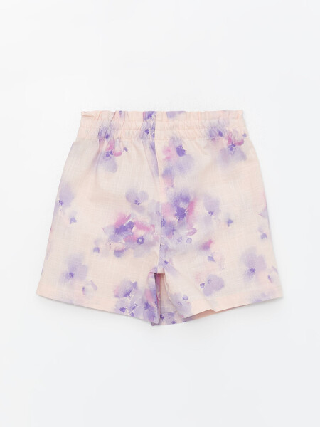 Elastic Waist Girl's Shorts Skirt - 2