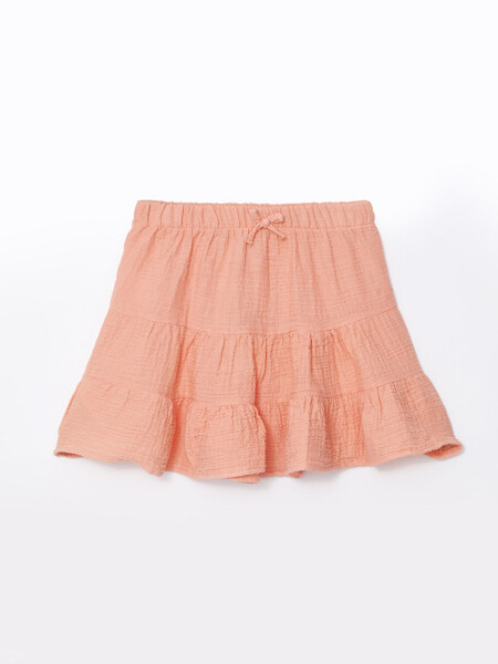 Elastic Waist Girls Skirt - 1