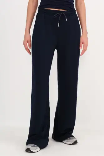 Elastic Waist Modal Tracksuit Esf11053-m8-Navy - ADDAX (1)