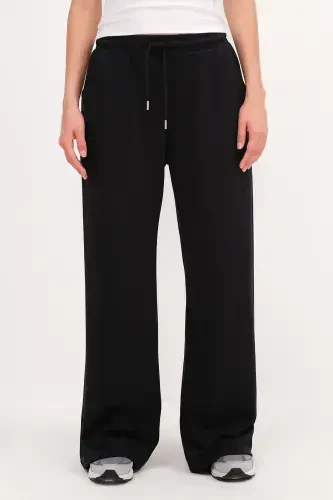 Elastic Waist Modal Tracksuit Esp11053-m8-Black - 5