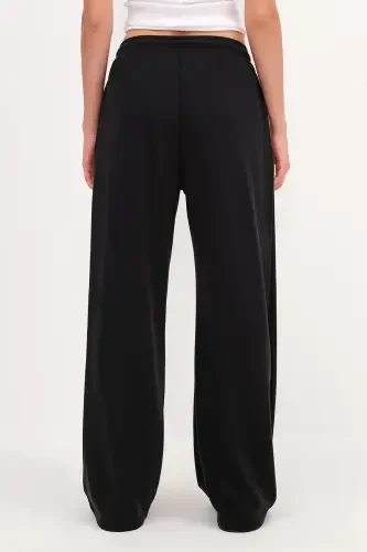 Elastic Waist Modal Tracksuit Esp11053-m8-Black - 6